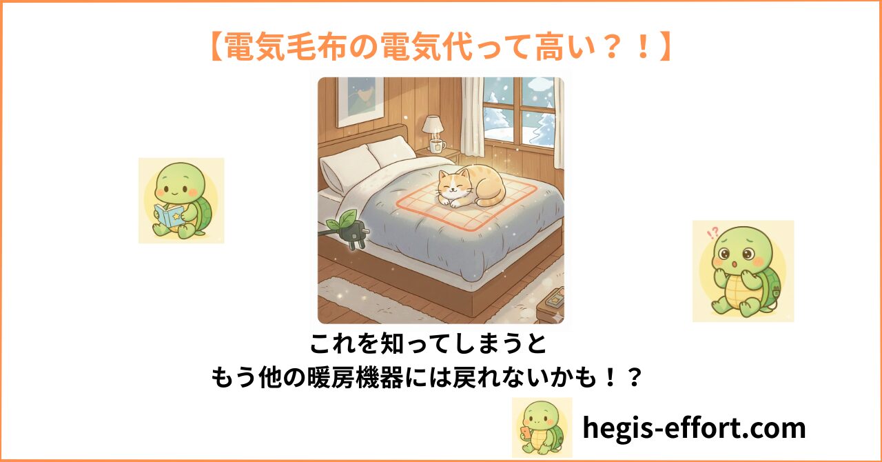 電気毛布の電気代は1ヶ月いくら？エアコンとの差額に驚愕！【2025年最新徹底比較】